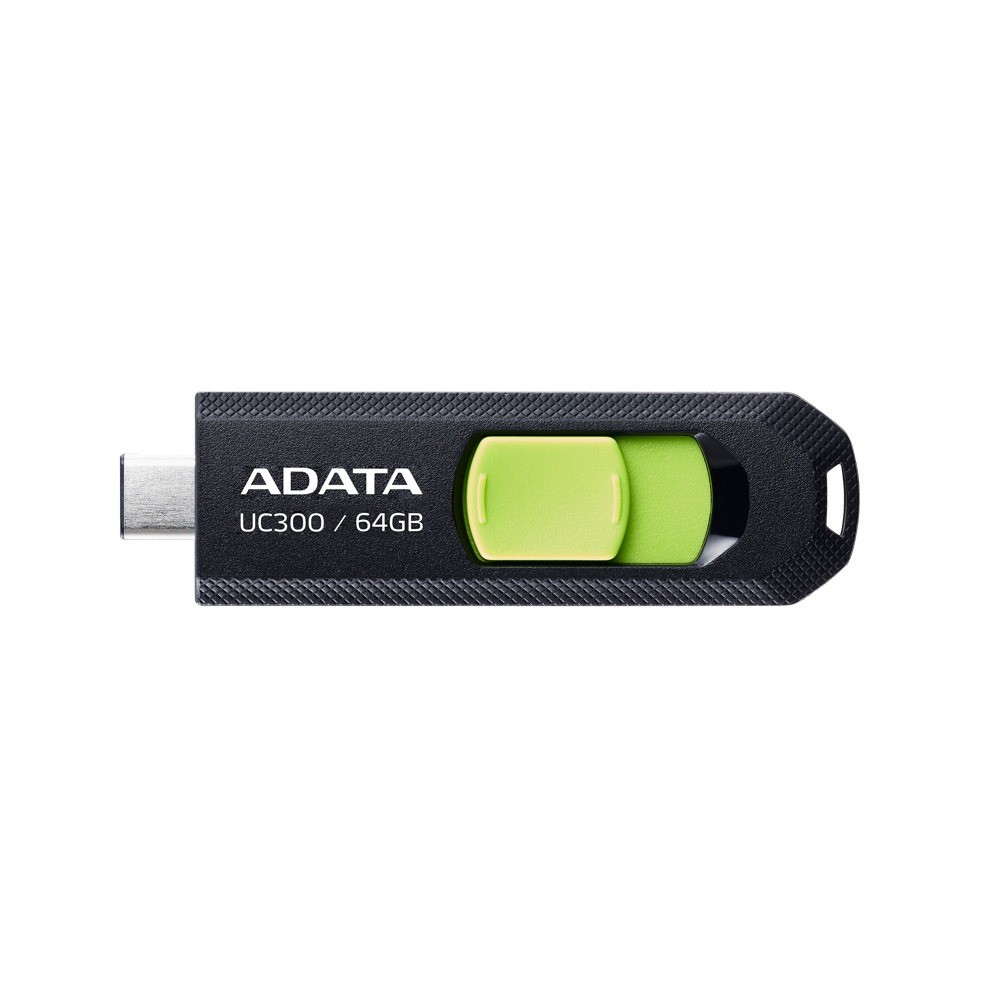 Memoria Flash Adata Uc300 64gb Usb-c 3.2 Verde (acho-uc300-64g-rbk/gn), Adata