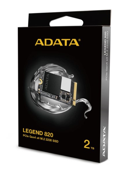 Unidad Ssd M.2 Adata Legend 820 2230 Pcie 2tb (sleg-820-2t-cb), Adata