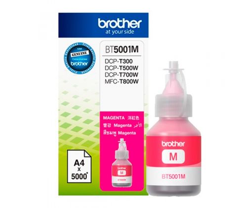 Botella De Tinta Brother Bt5001m Magenta 5000 Paginas Bt5001m, Brother