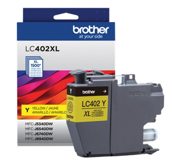 Cartucho Brother Tinta Amarilla Alto Rendi 1500 Pag (lc402xlys), Brother