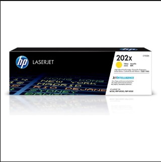 Toner Hp 202x Amarillo Alto Rendimiento Para M254, M280, M281 Cf502x, Hp