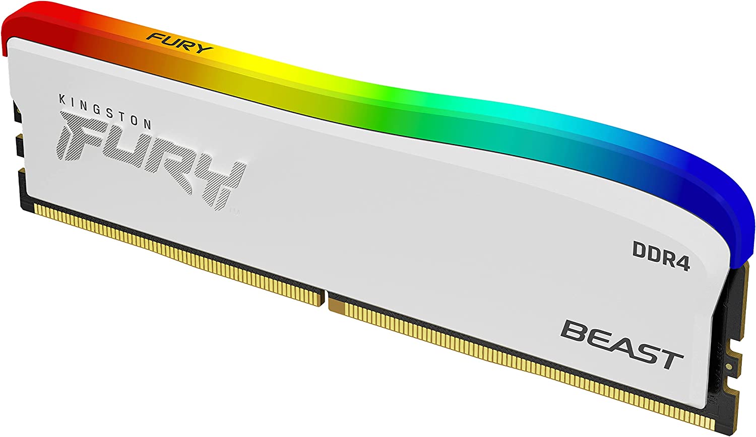 Memoria Ddr4 Kingston Furybeast White Rgb 8gb 3600mhz(kf436c17bwa/8), Kingston