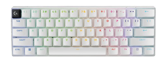 Teclado Logitech G Pro X60 Lightspeed Bt Usb Rgb Tactil Wh (920-011921), Logitech