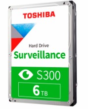 Disco Duro Interno Toshiba S300 6tb 3.5 Sata 5400rpm Cctv 64cam Bulk (hdwt860uzsva), Toshiba
