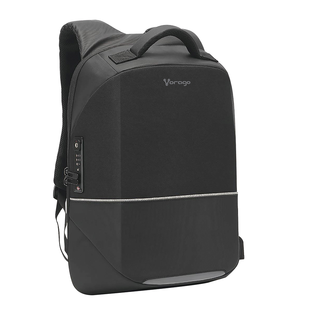 Mochila Vorago Antirrobo Tsa Lock Sop. Laptop 15.6 Usb Negra Bp-401, Vorago
