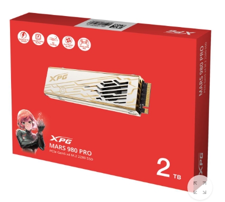Unidad Ssd M.2 Xpg Mars 980 Pro Pcie Gen 5x4 2tb (smar-980p-2tci), Xpg
