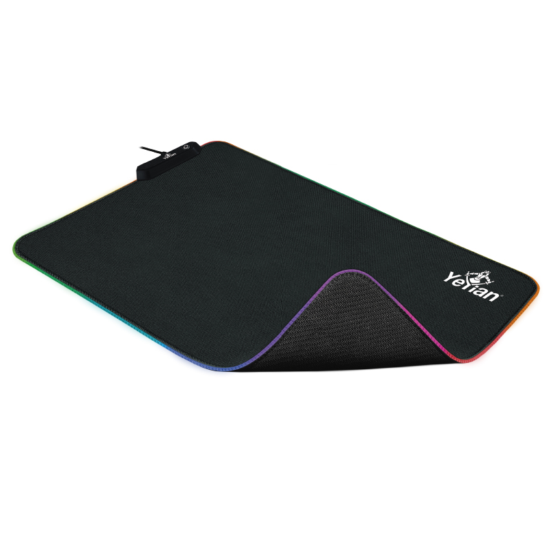 Mousepad Yeyian Gamer Mp2035 Krieg 2035 Rgb Led Antiderrapante, Yeyian