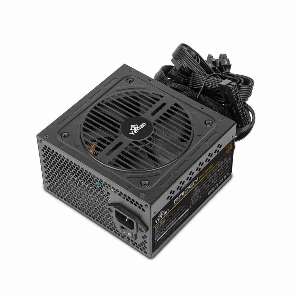 Fuente De Poder Yeyian Yfg-65002-01 Raiden 650w 80 Plus Gold Atx 2.0, Yeyian