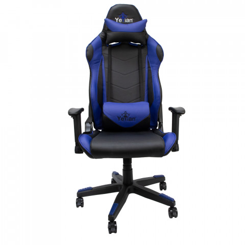 Silla Yeyian Gamer Ysgc1150a/yar-9863a Cadira 1150 Reclinable 4d Azul Poliuretano, Yeyian